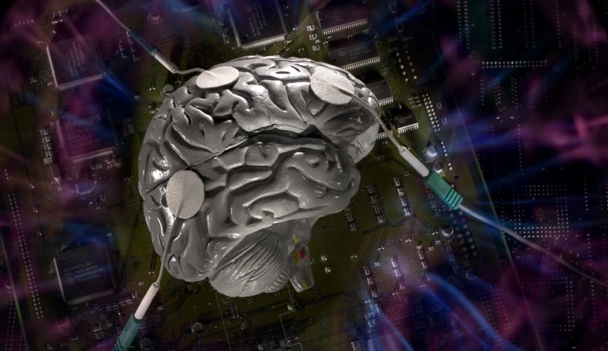 Commercial brain stimulation device impairs working memory